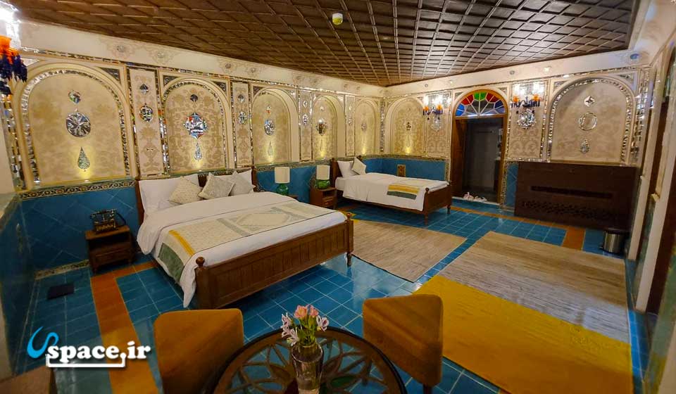 نمای داخلی اتاق نامداران - بوتیک هتل عمارت شهسواران - اصفهان